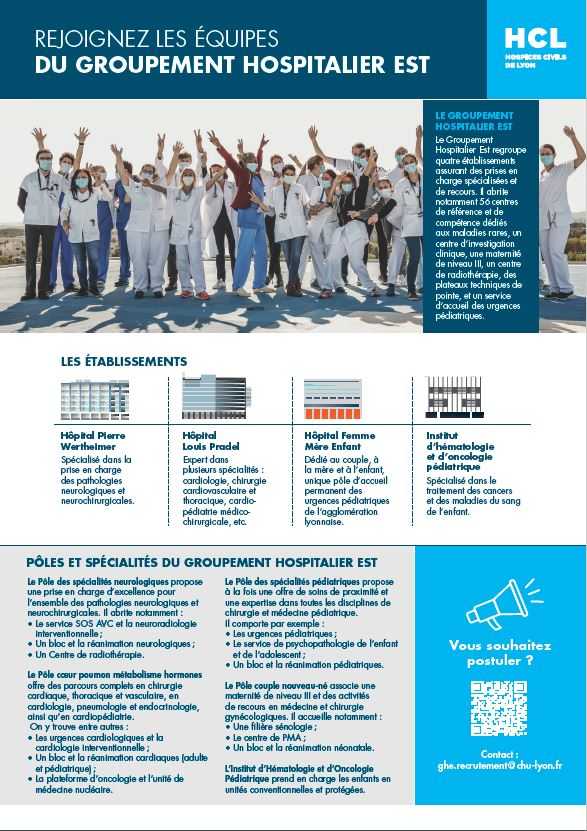 1re page du document de présentation du GHE