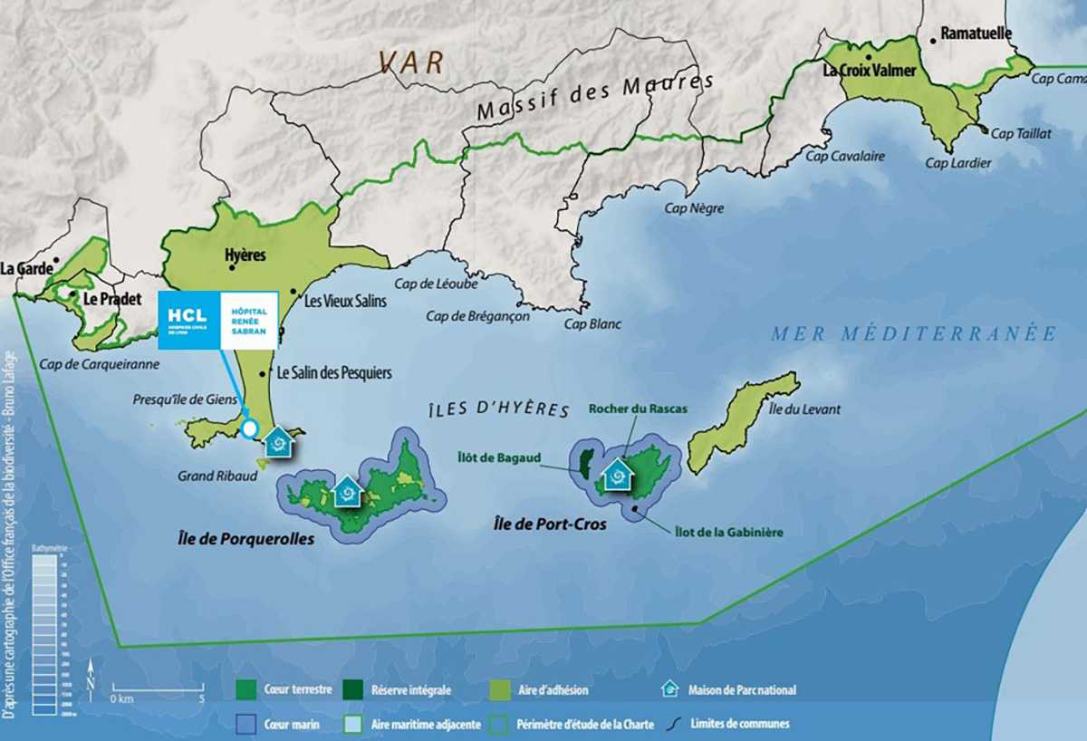 Carte du périmètre concerné par le projet CARET