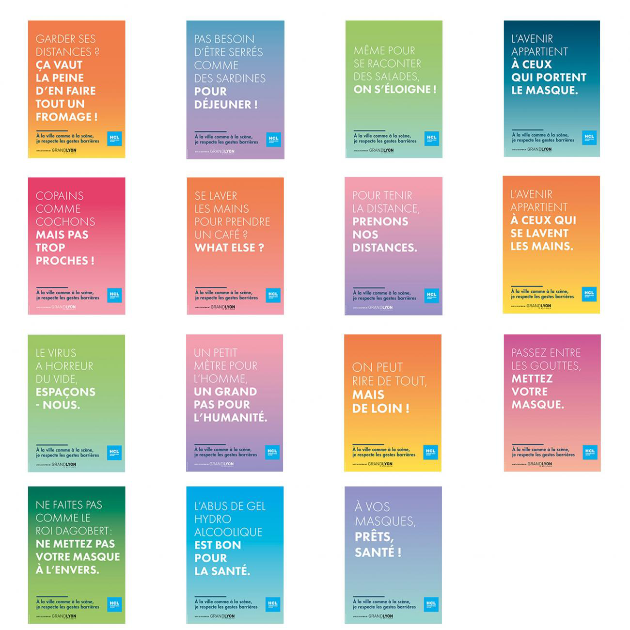 Campagne geste barrières - affiches