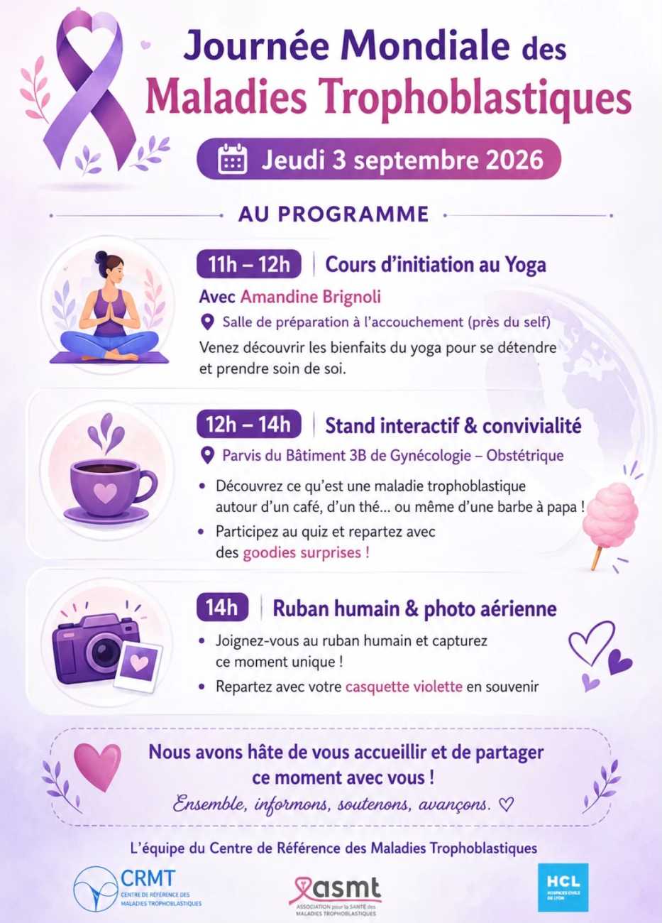 Affiche journée mondiale des maladies trophoblastiques