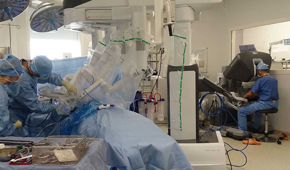 Chirurgie de pointe à l'hôpital Edouard Herriot avec le robot Da Vinci