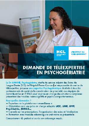 notice de demande de téléexpertise en psychogériatrie