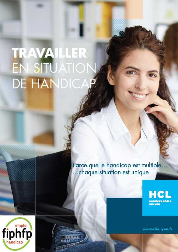 page de couverture guide travailler en situation de handicap